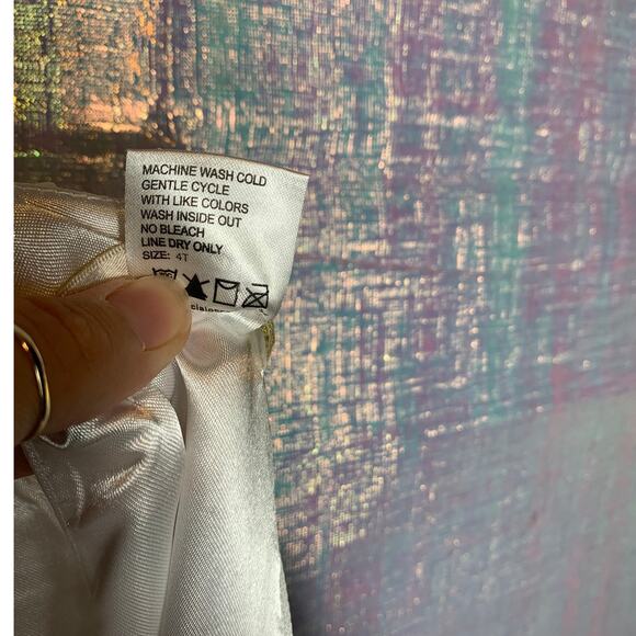 American Princess Dress Girls4T Special Occasion Tulle Flower Girl Wedding Party - Picture 10 of 10